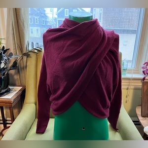 *Leaving soon* Free People cross over sweater